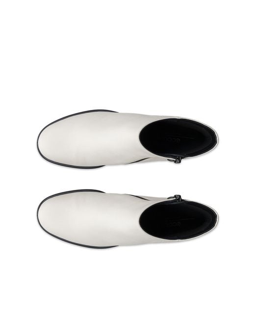 Ecco White Sculpted Lx 35 Ankle Boot Size