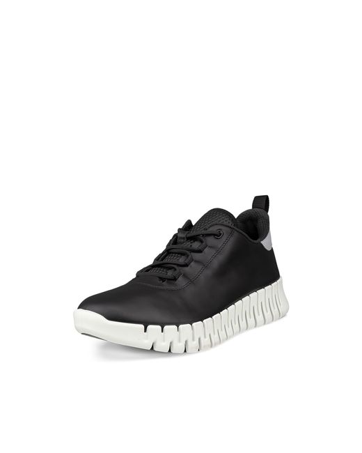 Ecco Black Gruuv Sneaker Size