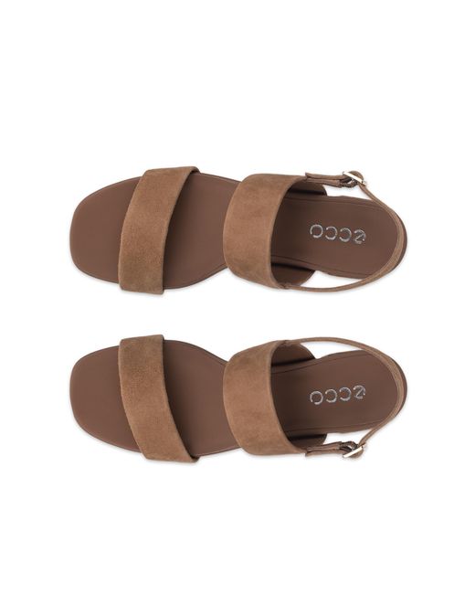 Ecco Brown Liva Sandal 35