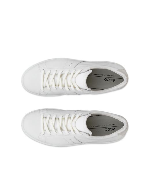 Ecco White Street Lite Retro Sneaker Size