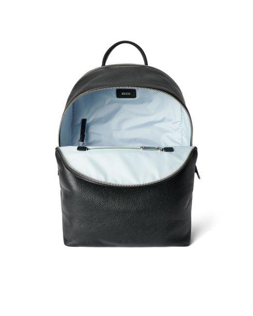 Ecco Black Round Pack Large Pebbled