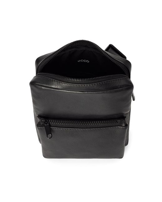 Ecco Flat Pouch City in Black für Herren