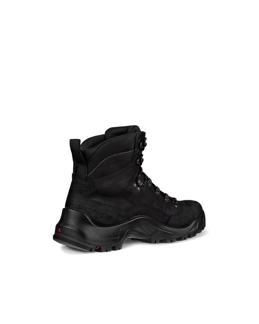 Ecco Black Offroad Mid-Cut Waterproof Walking Boots for men