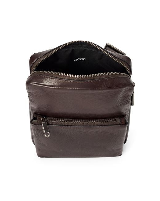 Ecco Brown Flat Pouch City