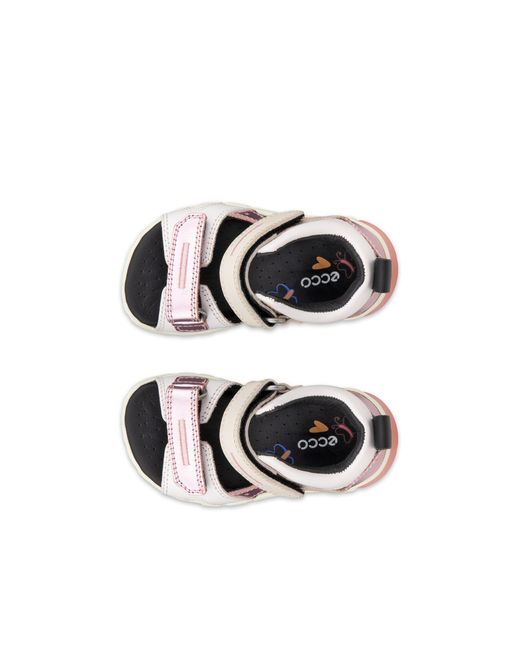 Ecco White Mini Stride Sandal