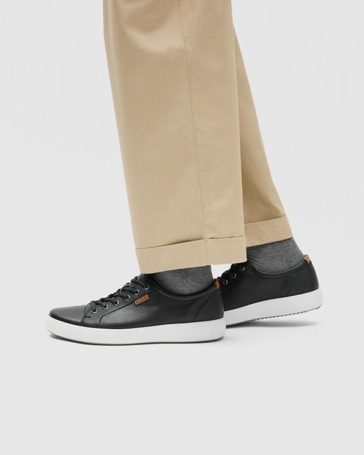 Ecco Black Soft 7 Sneaker Size