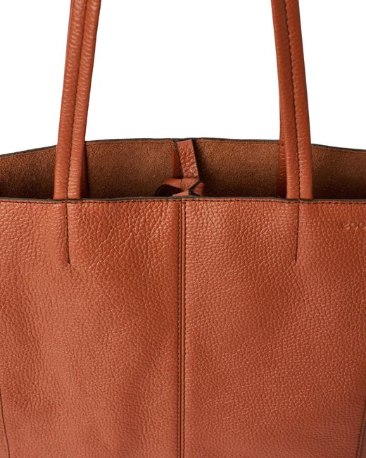 Ecco Orange Aven Tote