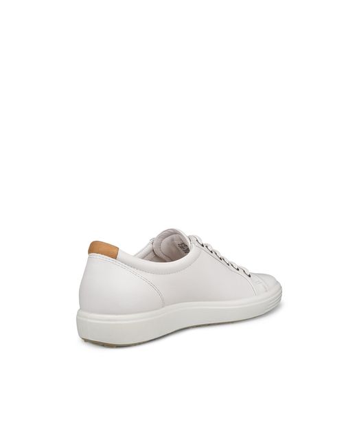 Ecco White Soft 7 Sneaker