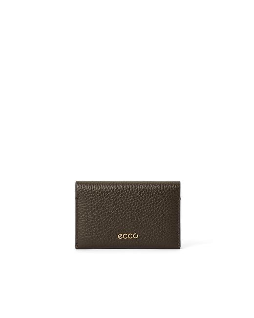 Ecco White Business Card Purse
