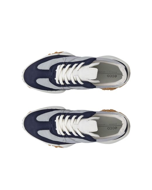 Ecco Blue Retro Sneaker