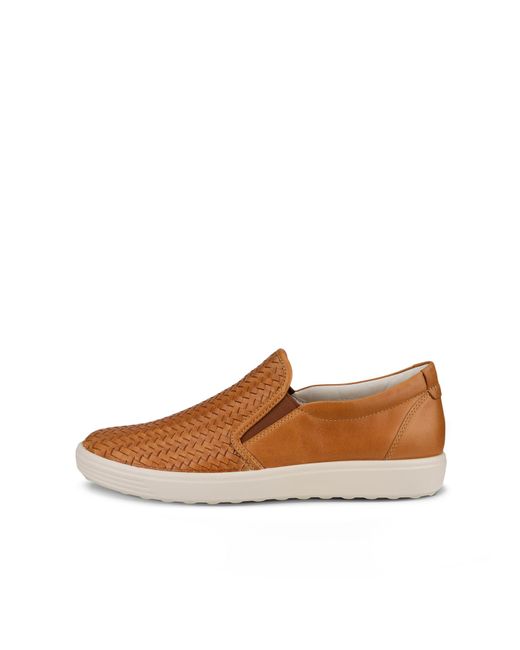 ecco soft 7 woven slip on