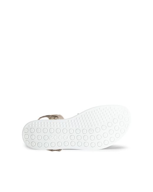 Ecco White Soft Sandal