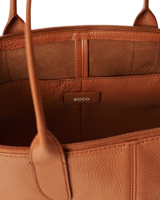 Ecco Brown Tote Go Light