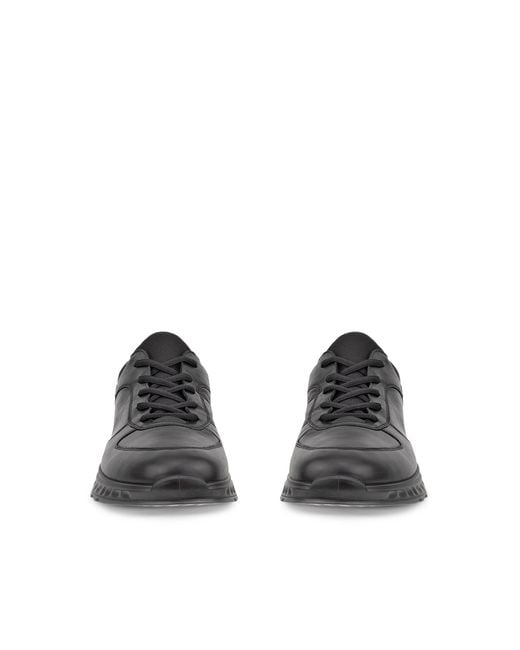 Ecco , Sportlicher Schnürschuh Exostride in Black für Herren