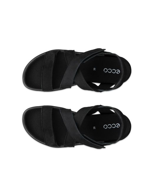 Ecco Black Soft Sandal