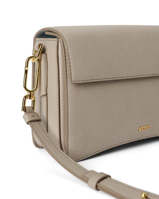 Ecco Gray Pinch Bag L