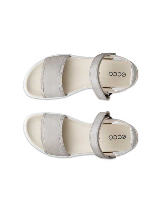 Ecco White Soft Sandal