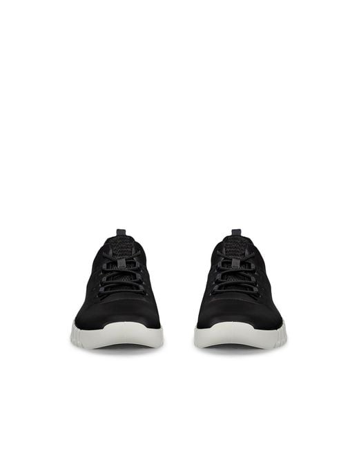 Ecco Black Gruuv Sneaker Size for men