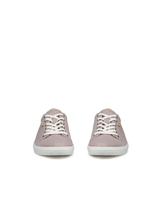 Ecco White Soft 7 Sneaker