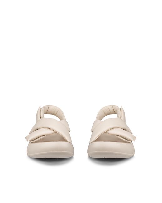 Ecco Natural Cozmo Platform Leather