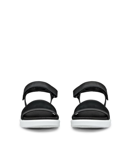 Ecco Black Soft Sandal
