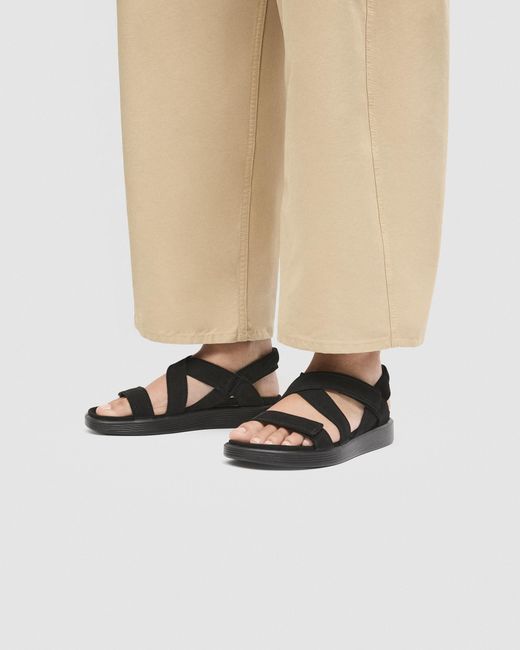 Ecco Black Soft Sandal