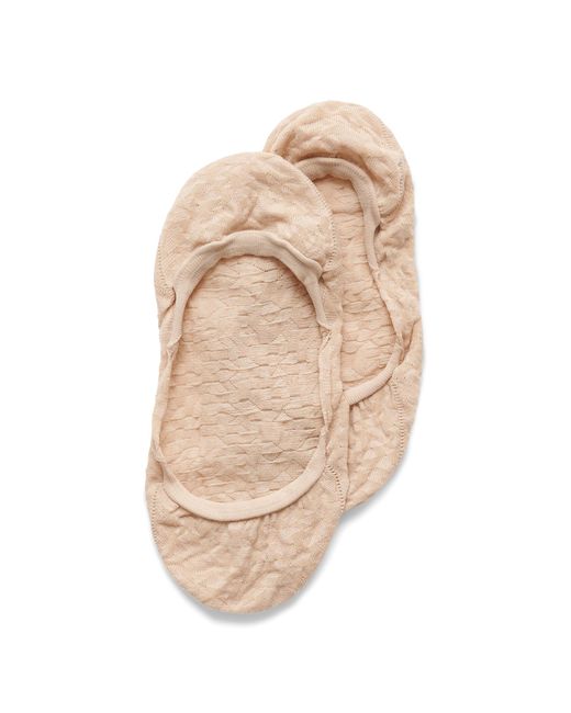 Ecco Multicolor Footies (2 Pairs Pack) Adult Nude