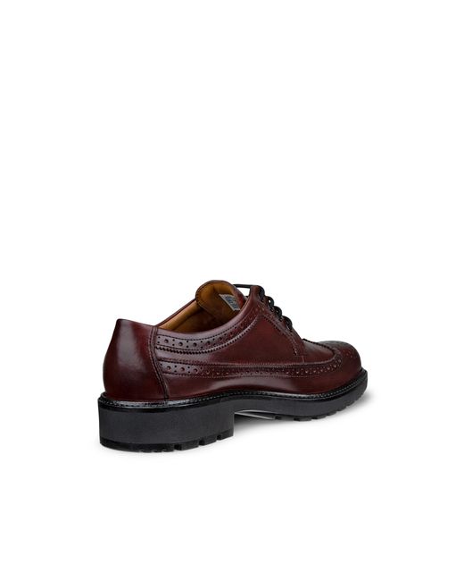 Ecco Metropole Oslo-Herren Eleganter Lederschuh in Brown für Herren