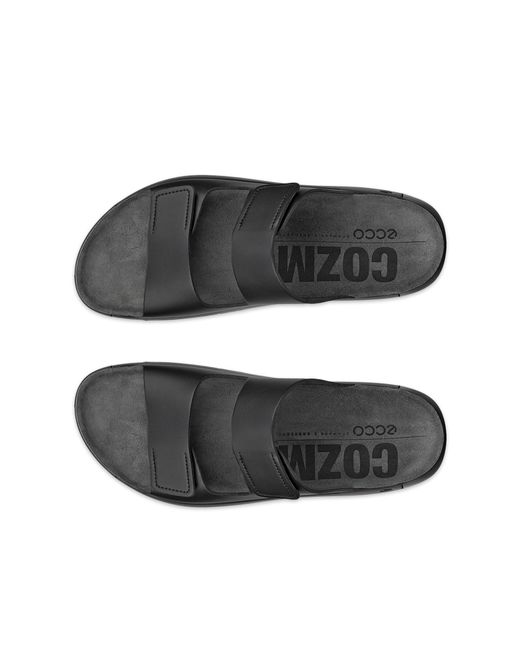 Ecco Black Cozmo Sandal Size for men