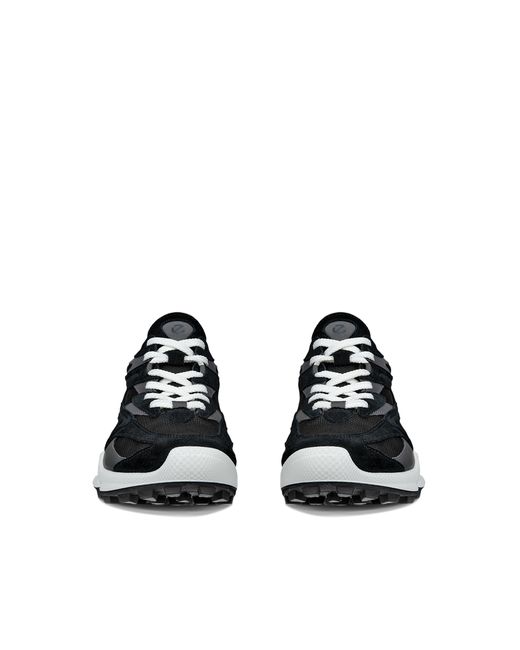 Ecco White Biom C-Trail-Damen Sneaker Aus Veloursleder