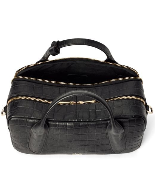 Ecco Black Bowling Bag M