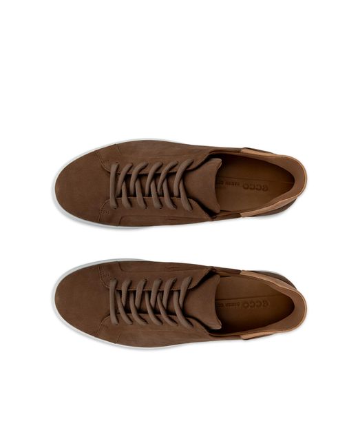 Ecco Brown Soft 7 M Easy Lace for men