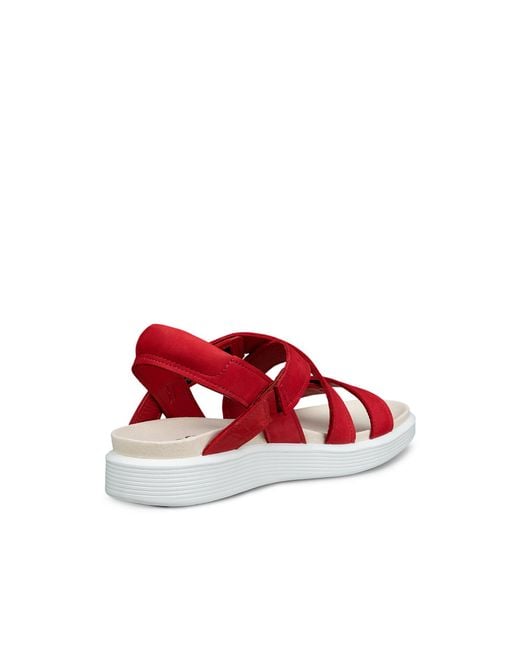 Ecco Red Soft Sandal