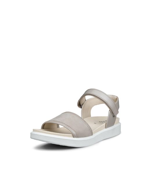 Ecco White Soft Sandal