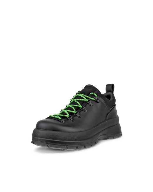 Ecco Black Leather Waterproof Hiking Shoes for men