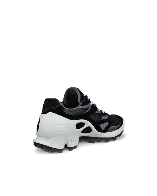 Ecco White Biom C-Trail-Damen Sneaker Aus Veloursleder