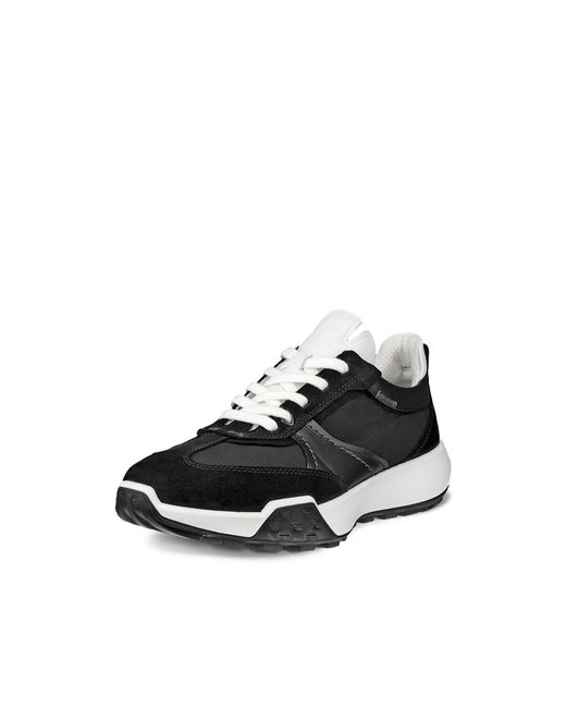 Ecco White Retro Sneaker W