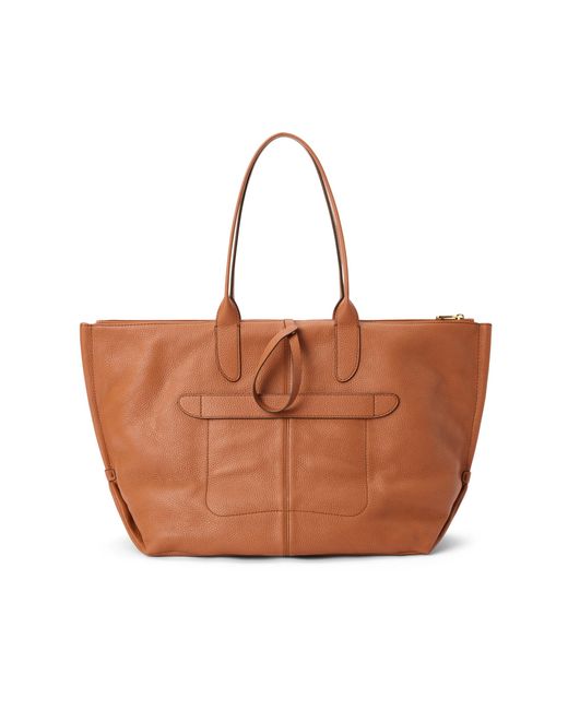 Ecco Brown Tote Go Light