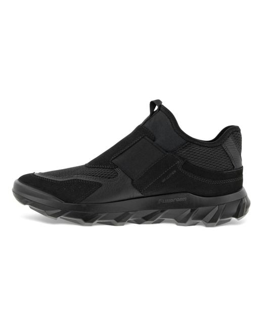 Ecco Leather Mx Low Slip-on Shoe in Black for Men | Lyst