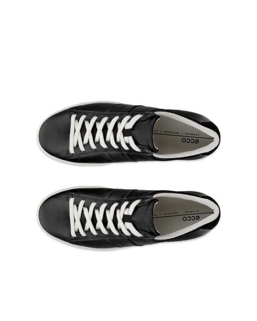 Ecco Black Street Lite Retro Sneaker Size