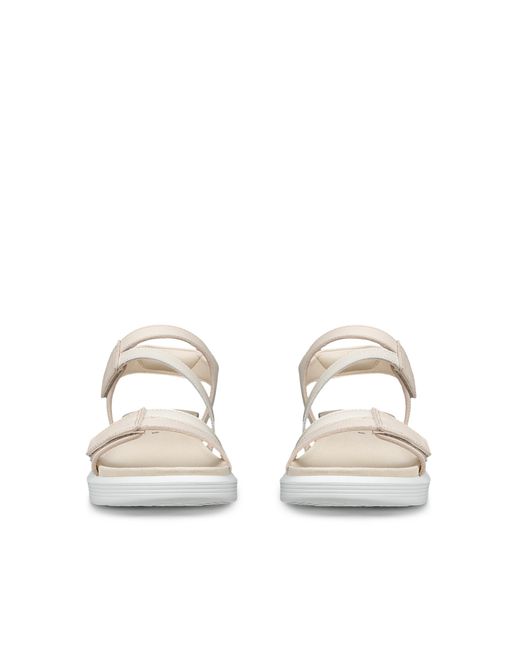 Ecco White Soft Sandal