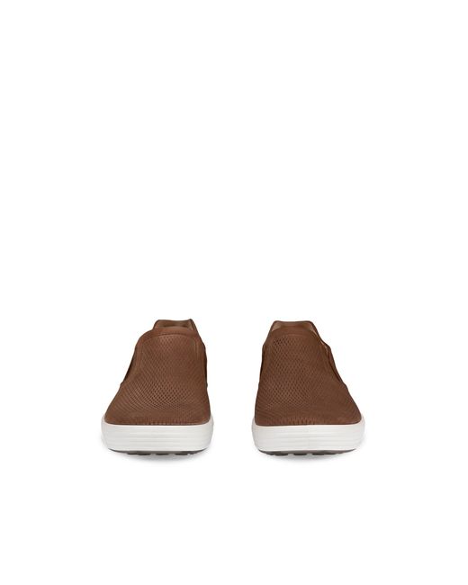 Ecco Brown Soft 7 M Easy Slip for men