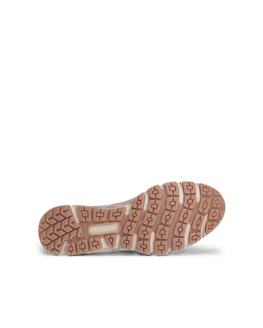 Ecco White Multi-Vent-Damen Lederschuh Mit Gore-Tex