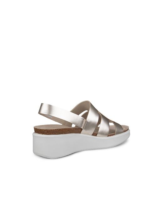 Ecco White Flowt Wedge Cork