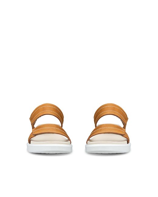 Ecco White Soft Sandal