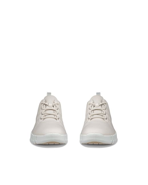Ecco White Minimalist Sneakers With Flexible Sole