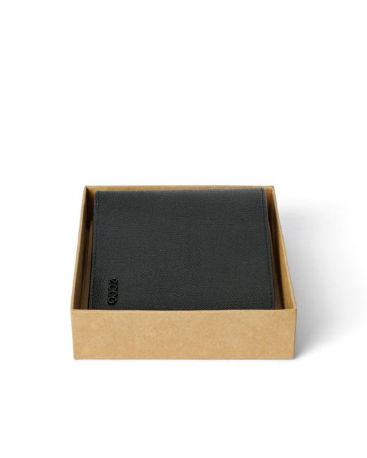 Ecco Black Wallet Slim Billfold