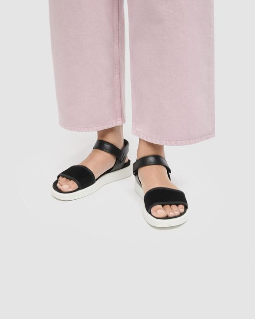 Ecco Black Soft Sandal