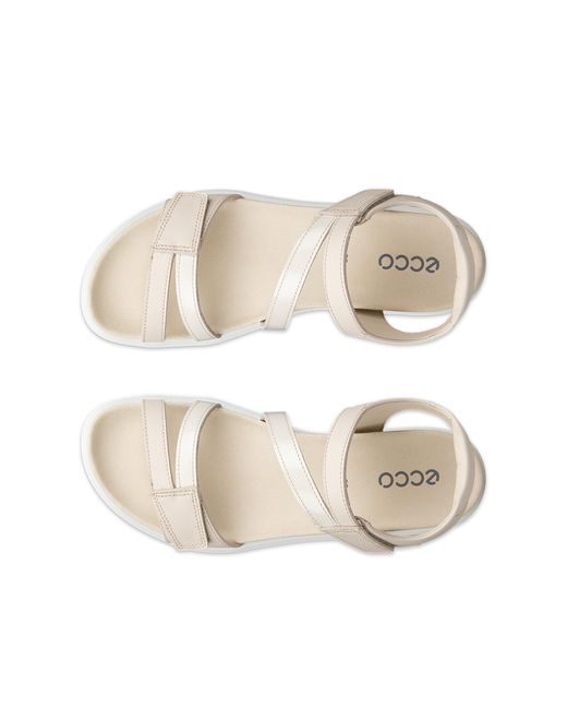 Ecco White Soft Sandal