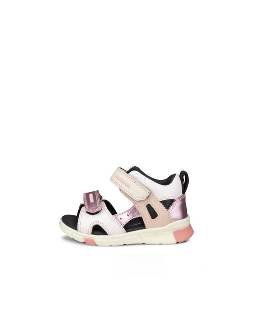 Ecco White Mini Stride Sandal